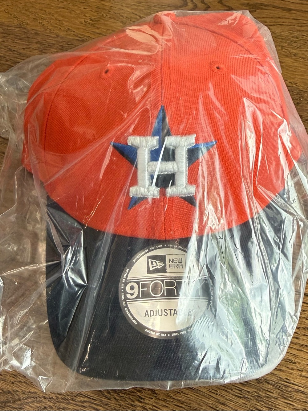 New Era 9FORTY Houston Astros Orange & Navy Hat- BRAND NEW